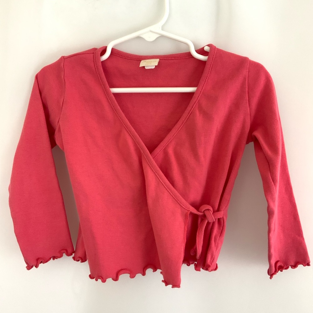 Girl’s Jana Coral Wrap Top Size 24/36 months